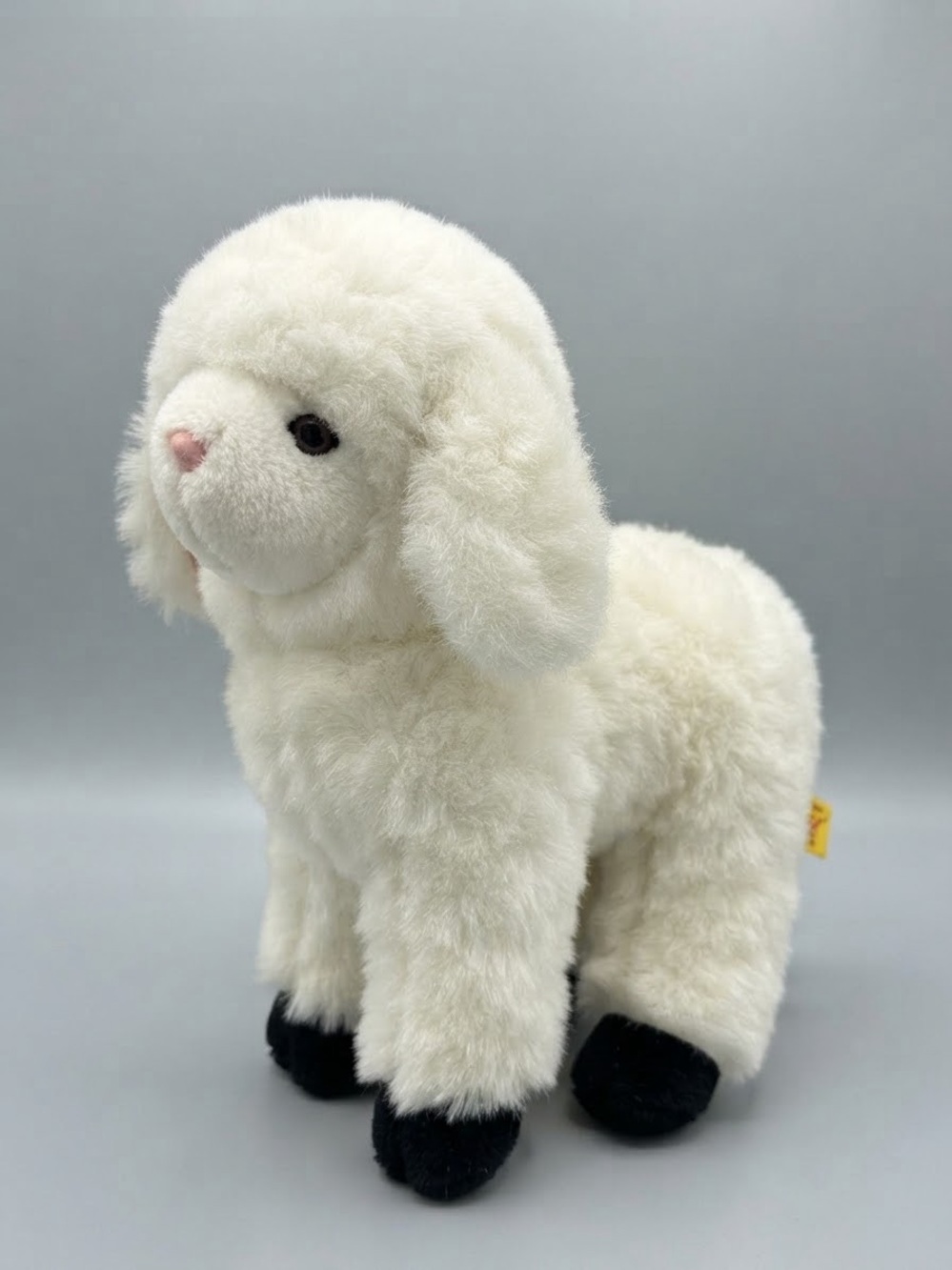 Vintage 1985 24K Polar Puff Special Effects White Lamb Plush Toy